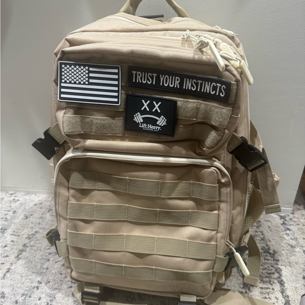 Wolfpak Tan Backpack